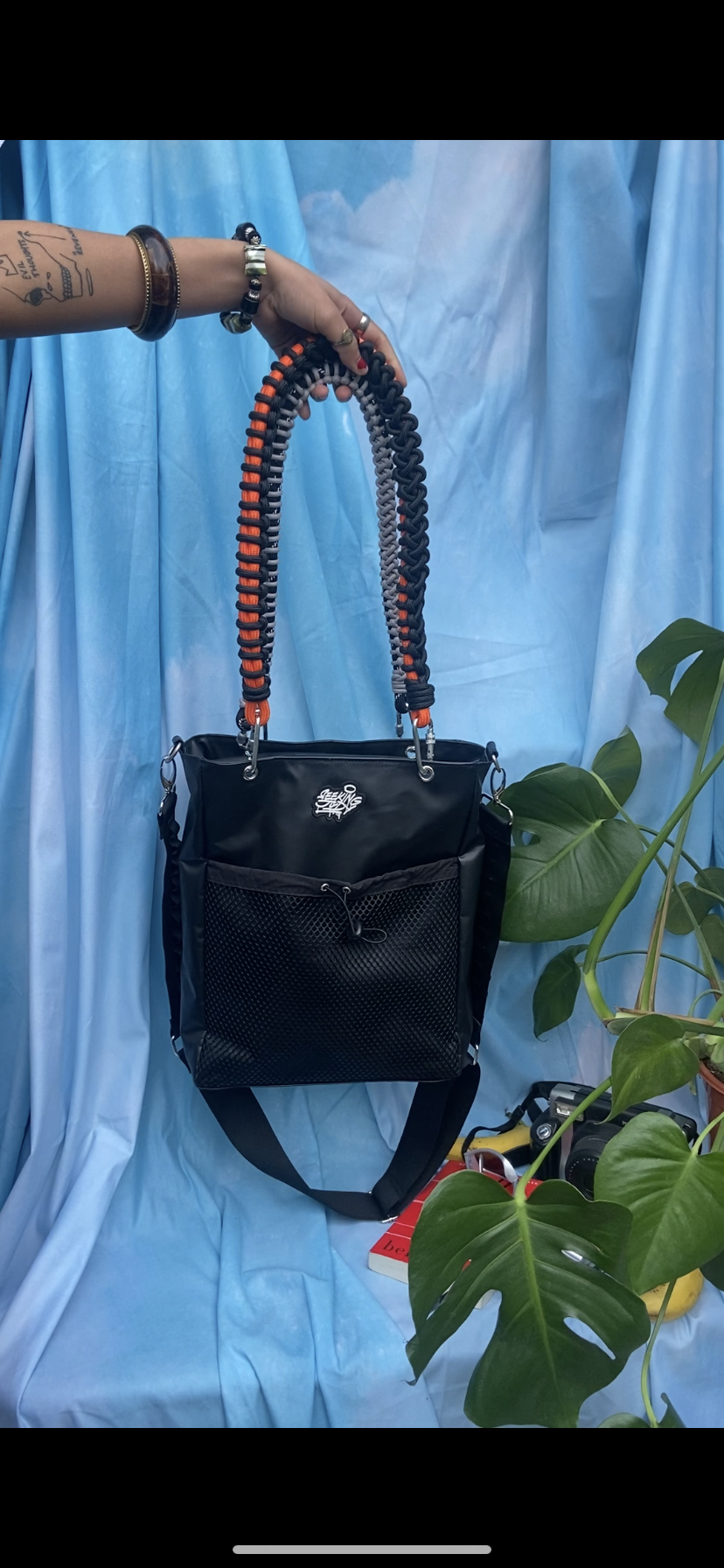 Waterproof tote black