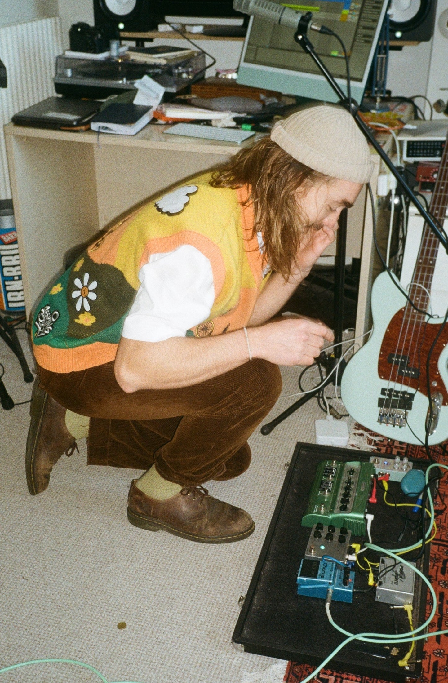 'Sunset Cycle' Knitted Vest