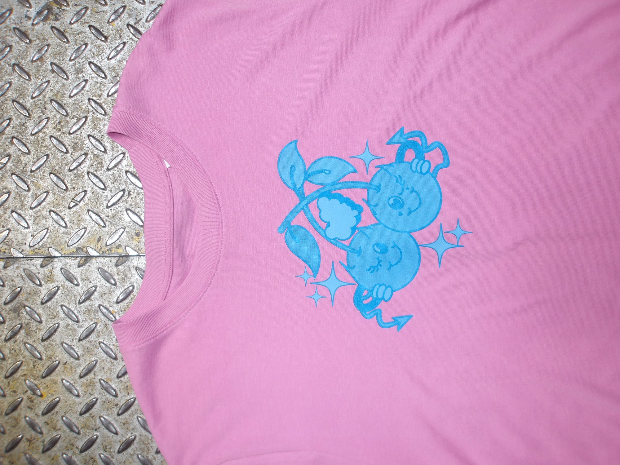 'Cheeky Cherries' Pink T-shirt