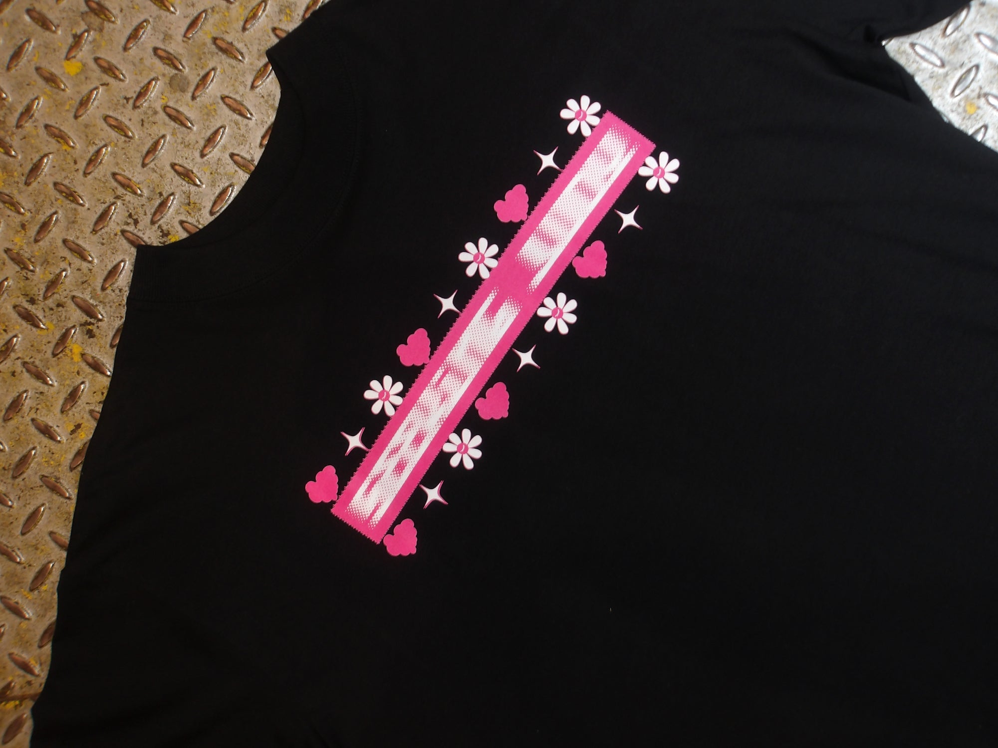 'Speed Run' Long Sleeve T-shirt in Organic Cotton Black