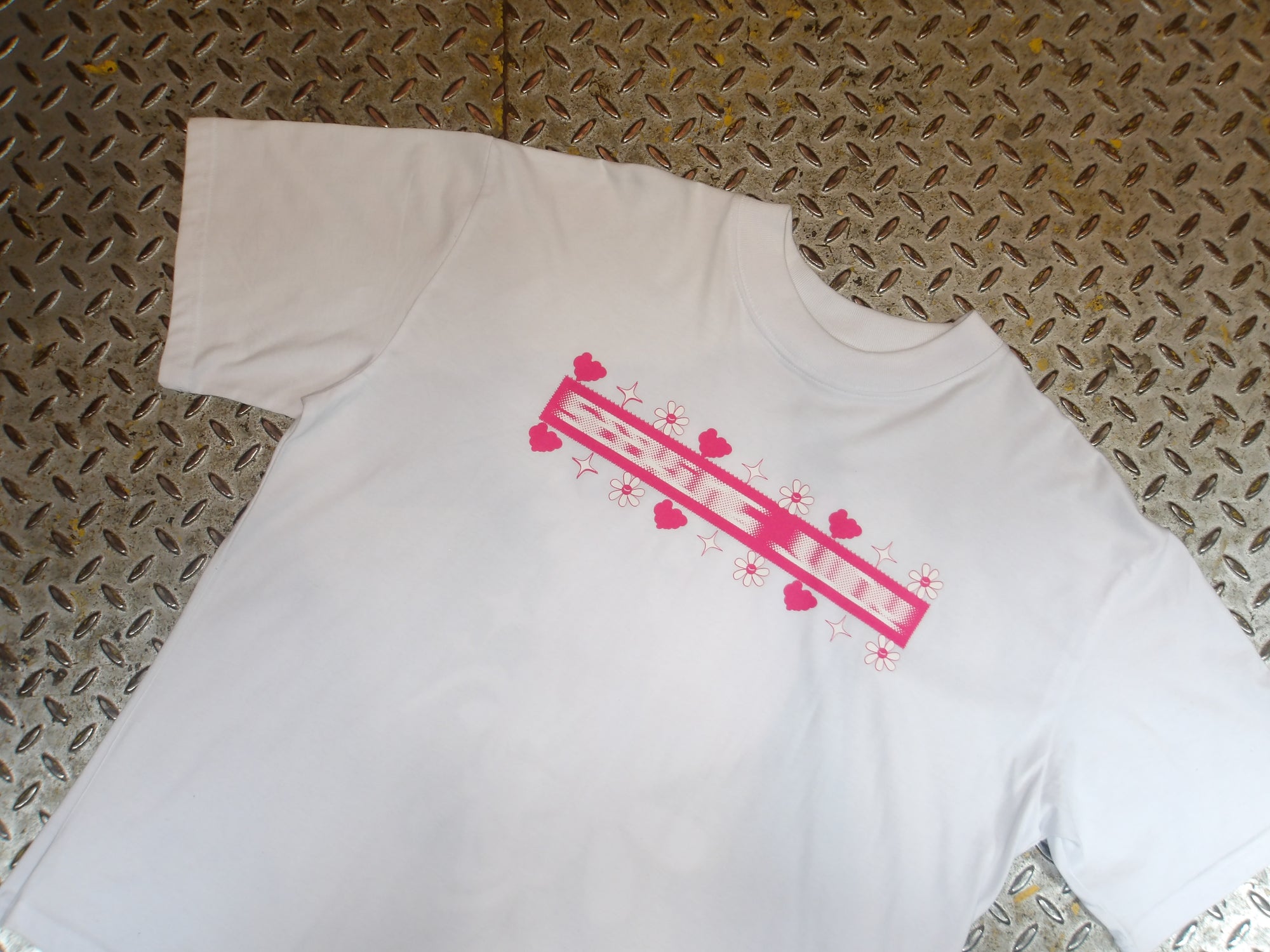 'Speed Run' White T-shirt in Organic Cotton