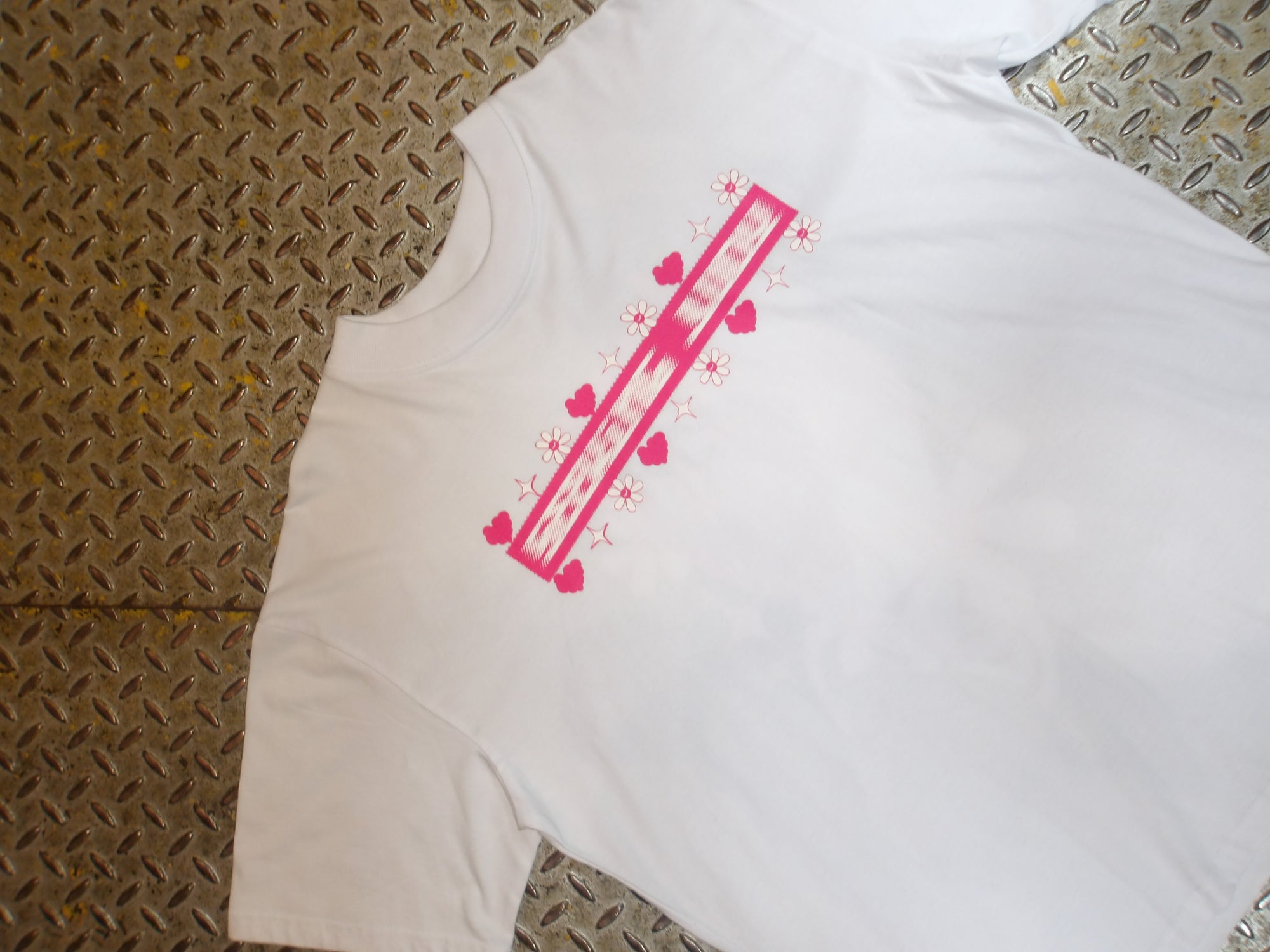 'Speed Run' White T-shirt in Organic Cotton