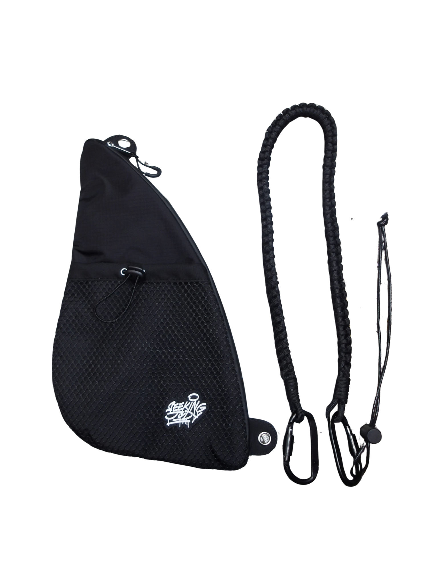 BLACK MINI SLING BAG