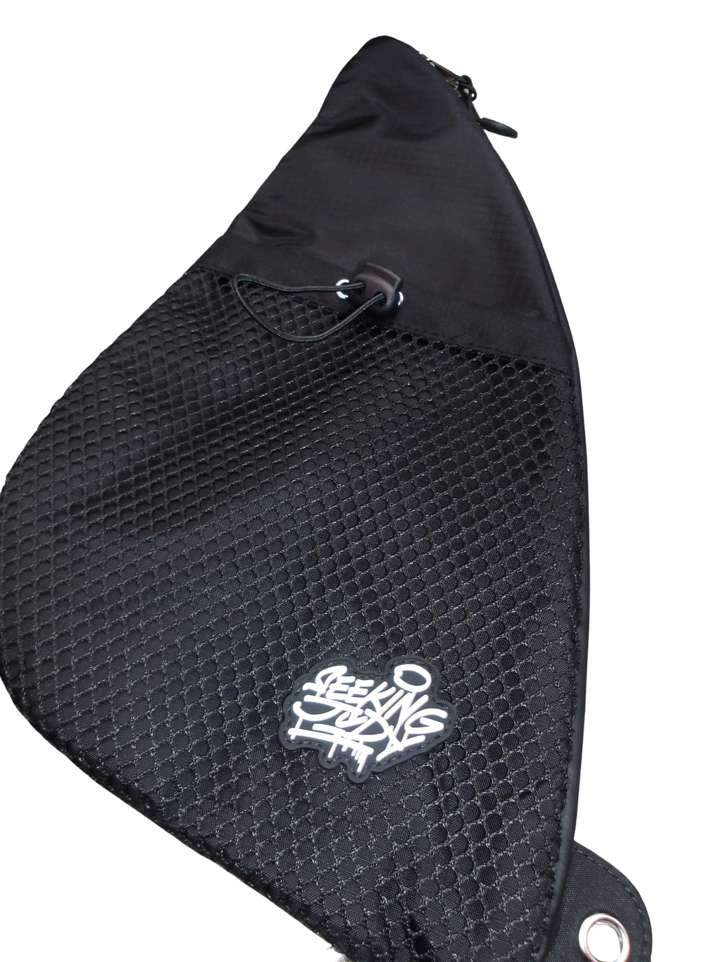 BLACK MINI SLING BAG