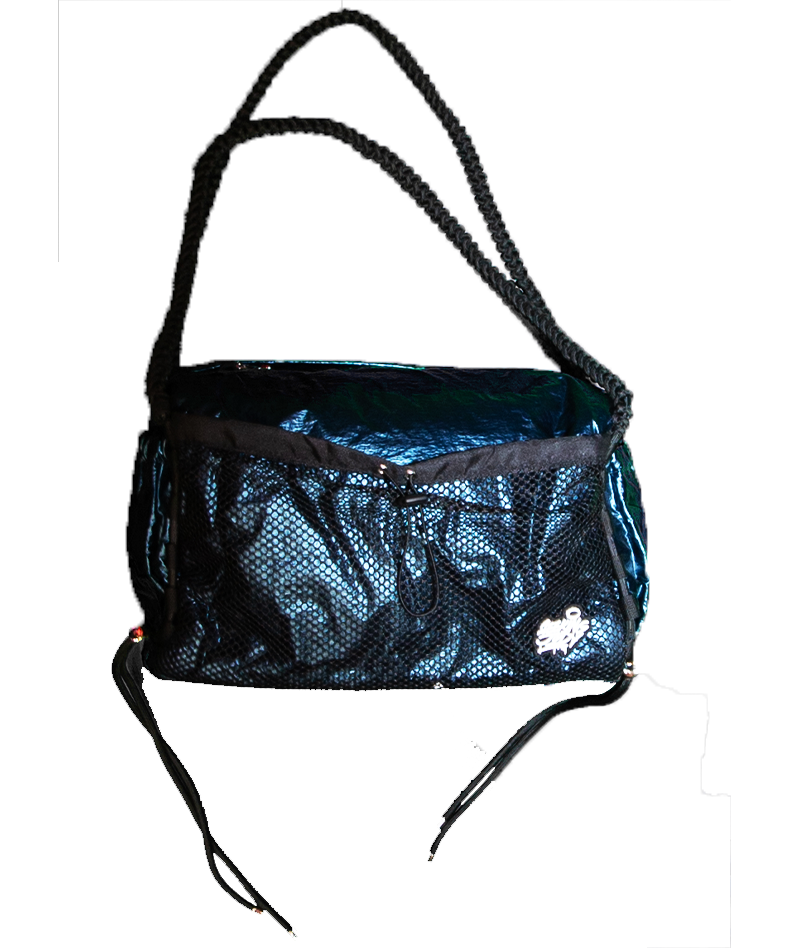Waterproof Travel Bag Metallic Dark Blue