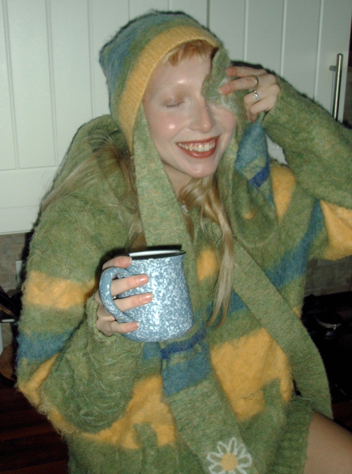 Mossy Mohair Double Zipped Hoodie