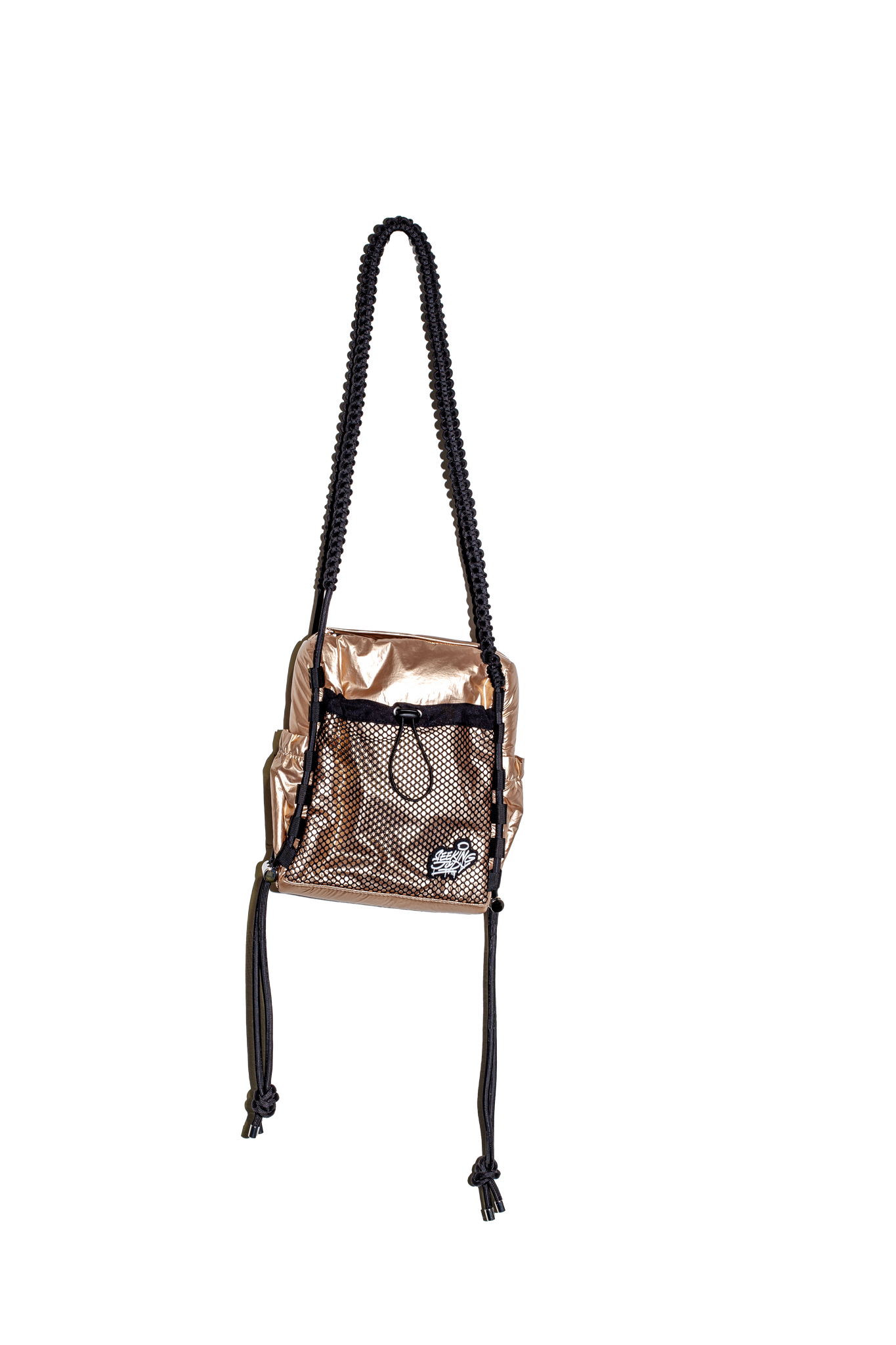 'Rain proof' Small Metallic Bag Gold