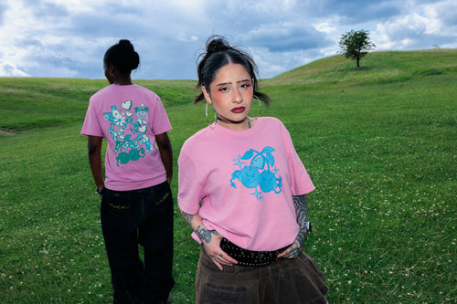 'Cheeky Cherries' Pink T-shirt