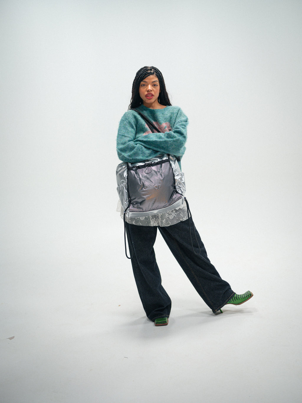 'Rain proof' Travel Metallic Bag Sliver