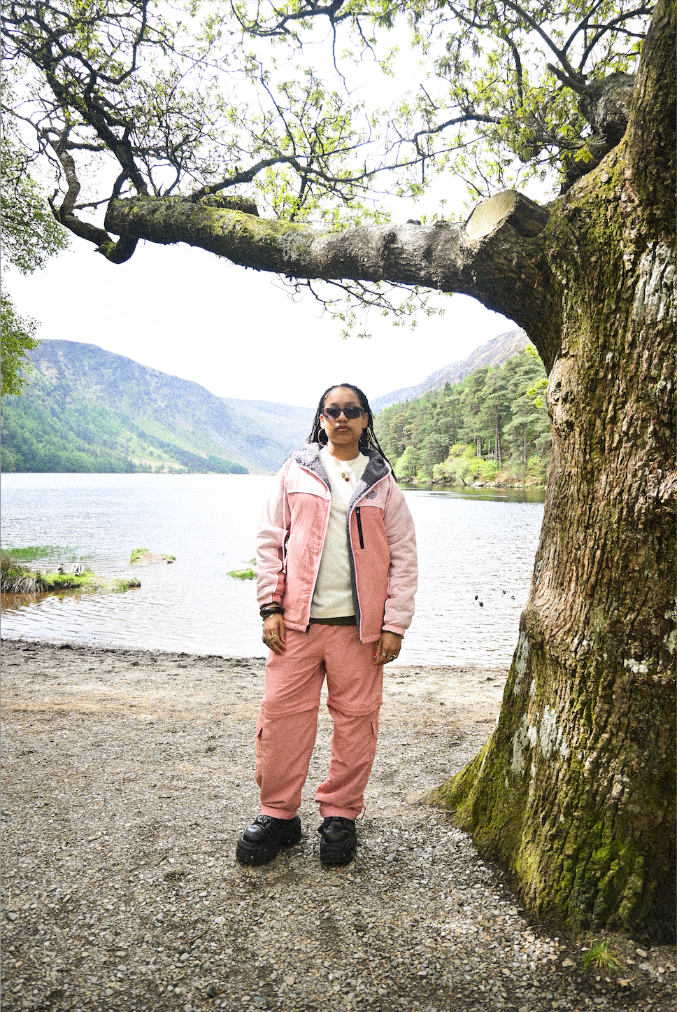 Reversible Technical Jacket in Pink