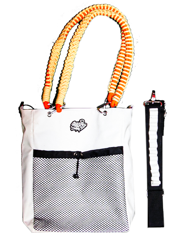 Waterproof tote white