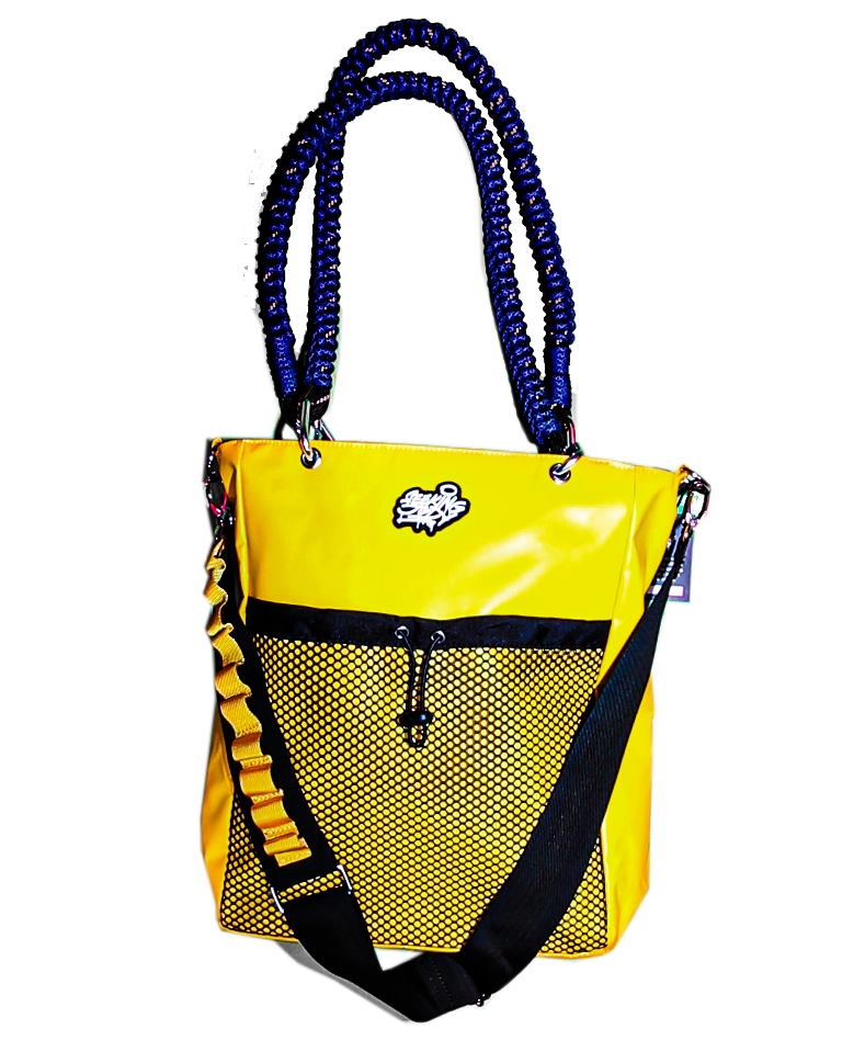 Waterproof tote yellow