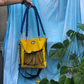 Waterproof tote yellow