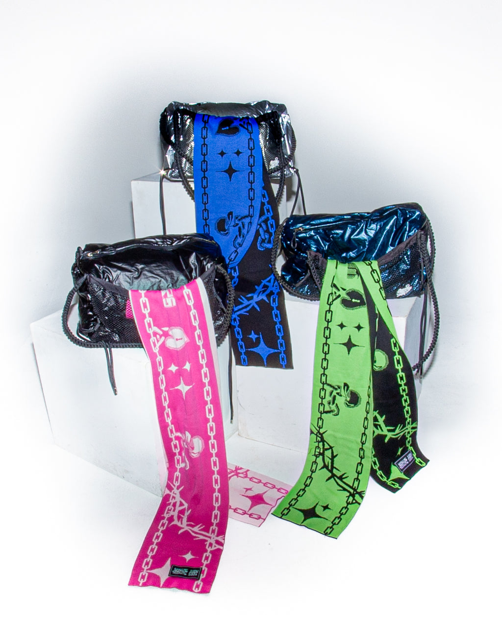 Waterproof Travel Bag Metallic Dark Blue