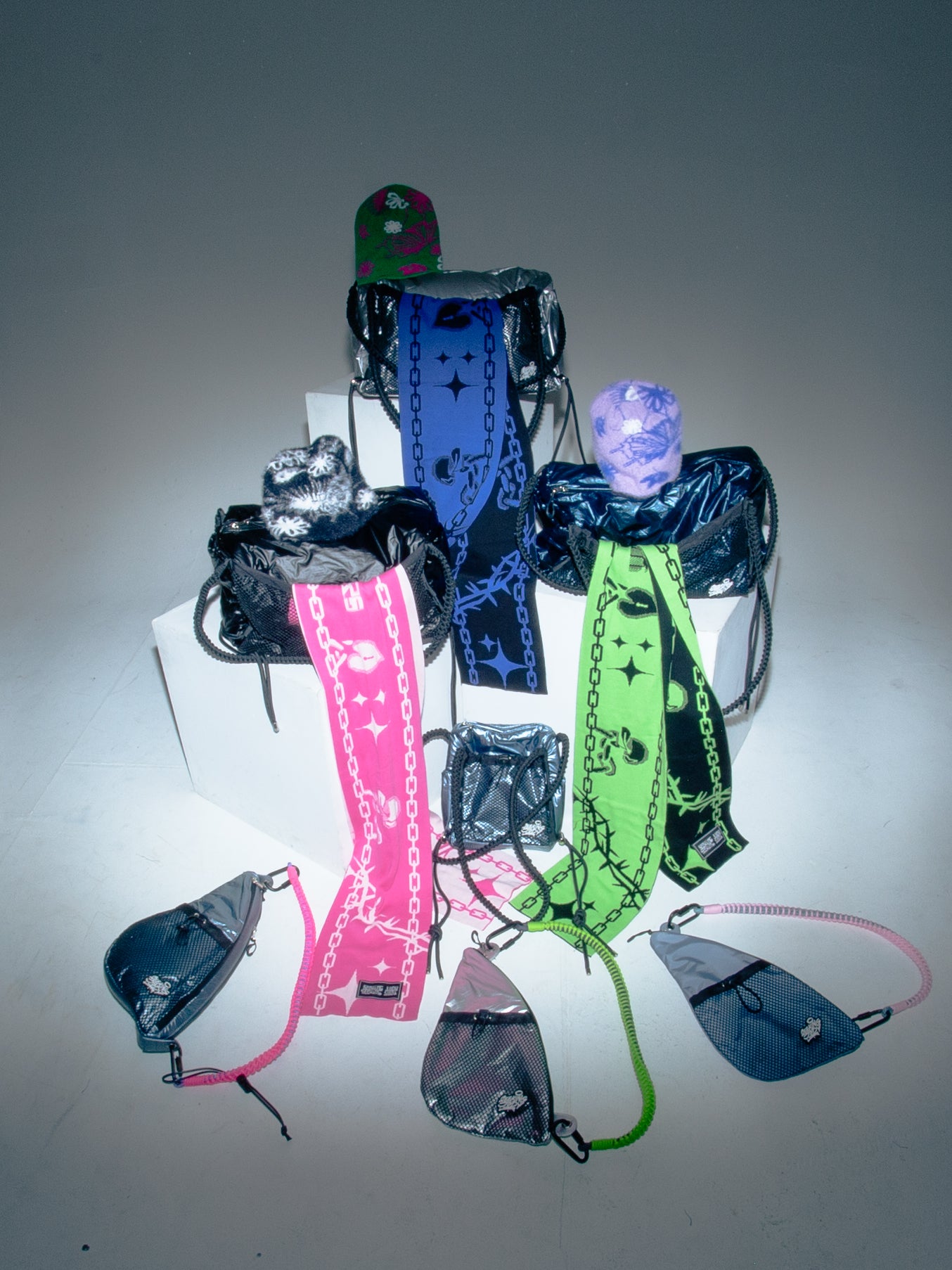 Waterproof Travel Bag Metallic Dark Blue