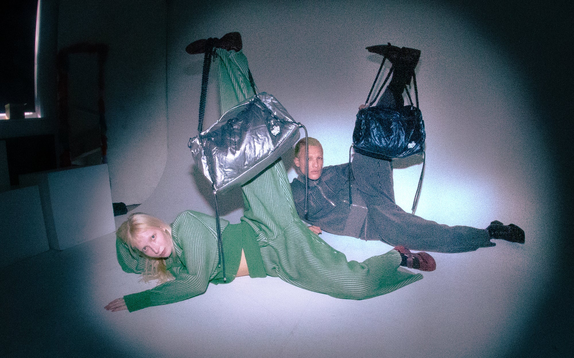 Waterproof Travel Bag Metallic Dark Blue