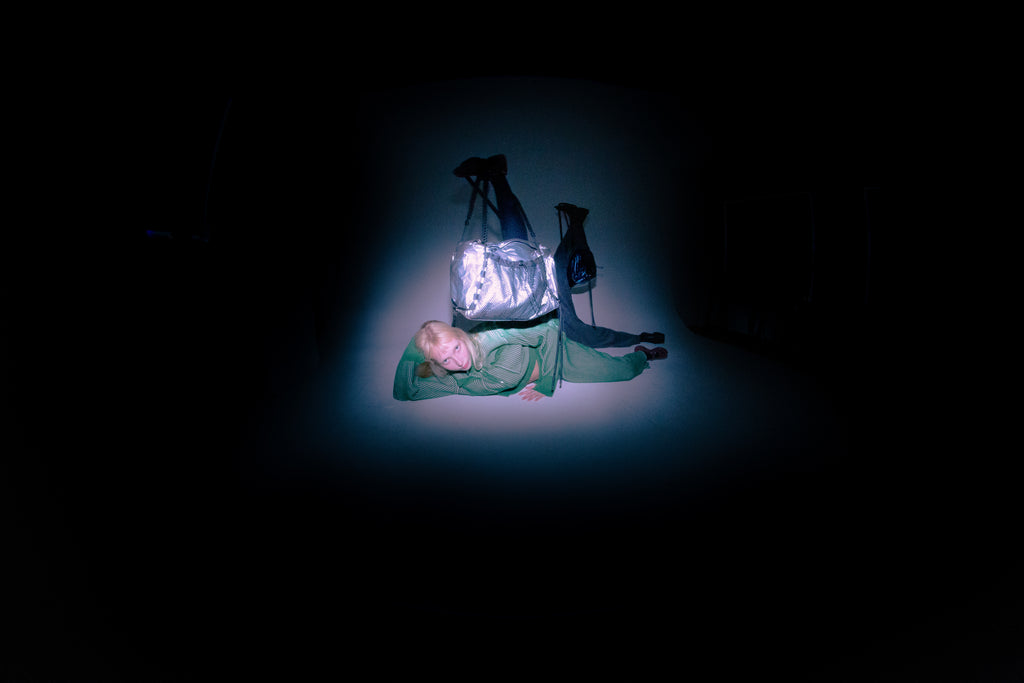 'Rain proof' Travel Metallic Bag Sliver