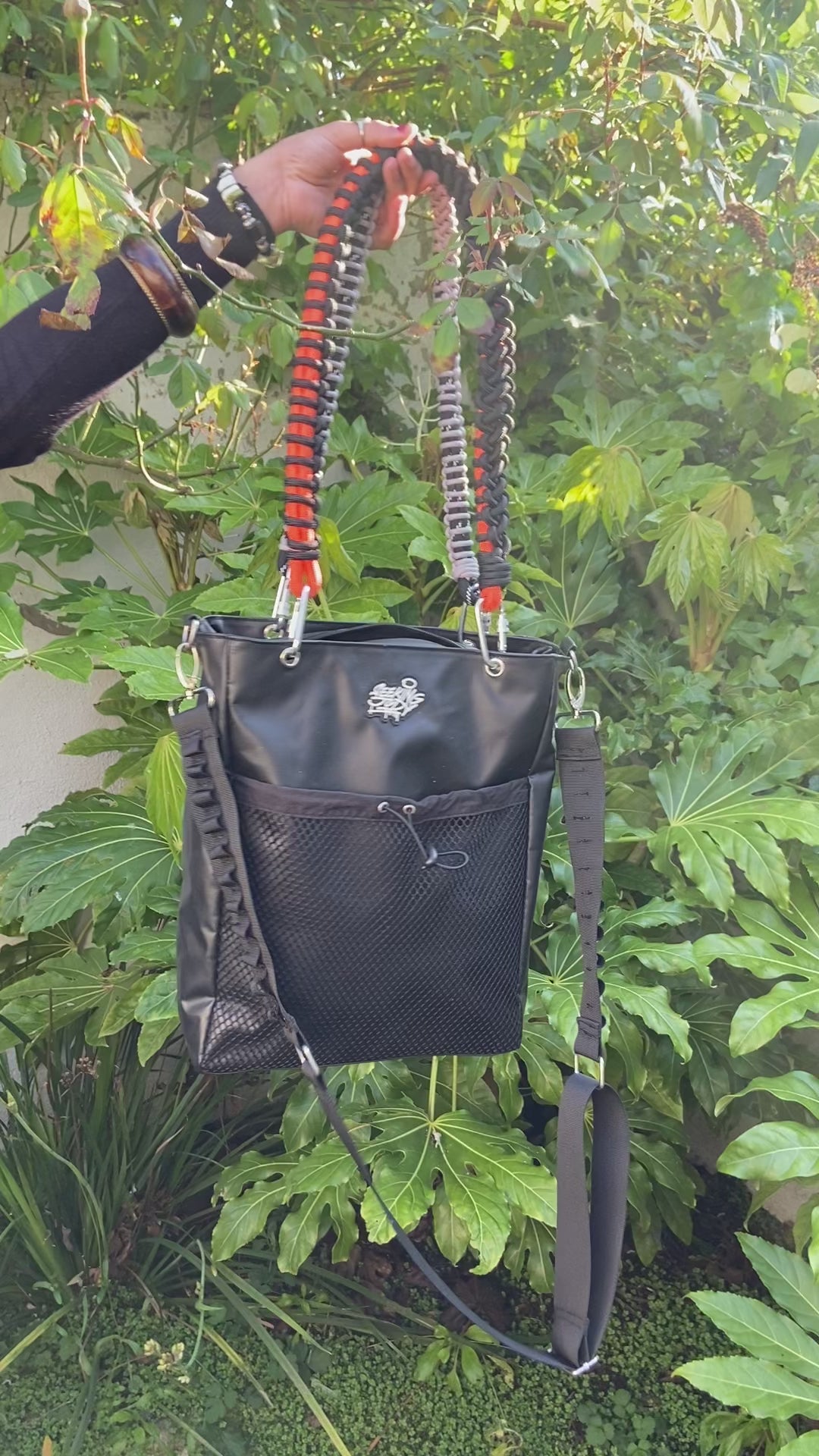 Waterproof tote black