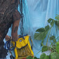 Waterproof tote yellow