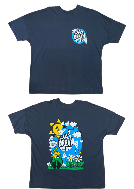 'DayDreamer' Navy Organic T-shirt