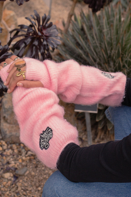 Mohair mittens / Arm and Leg warmers