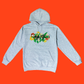 'Eye-vee' Hoodie in Heather Grey