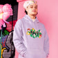 'Eye-vee' Hoodie in Heather Grey