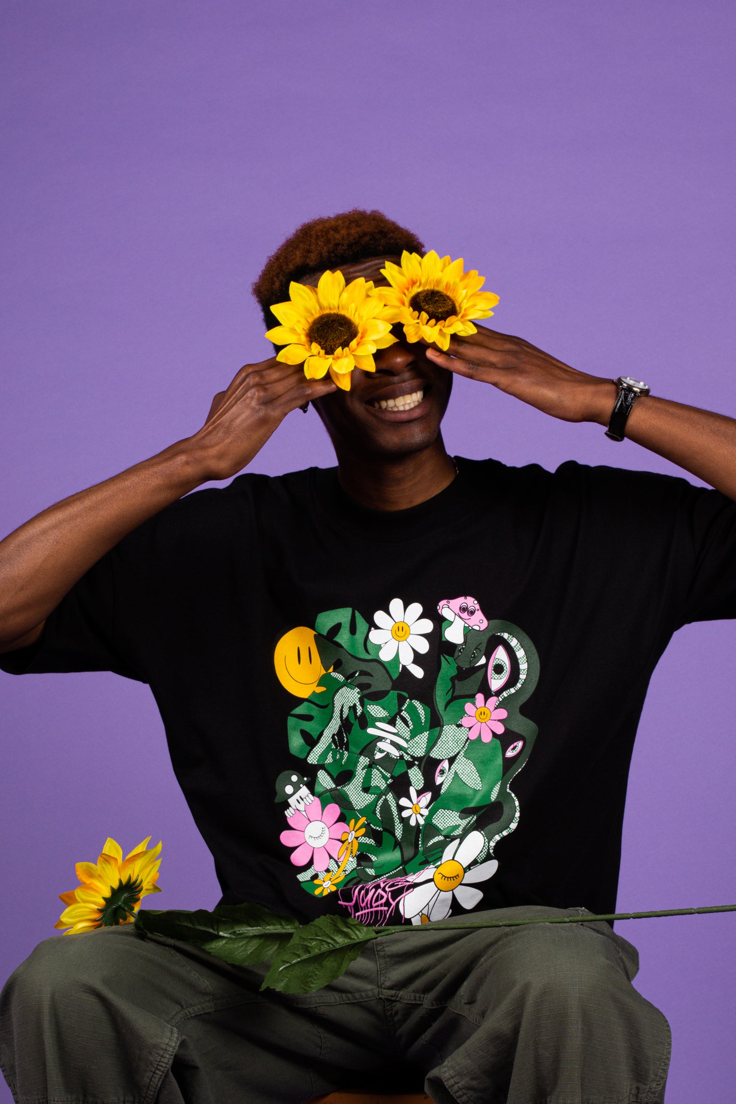 'Say Cheese Plant' Organic Cotton tee