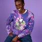 'Freshly Cut Grass' Organic Tie dye sweatshirt