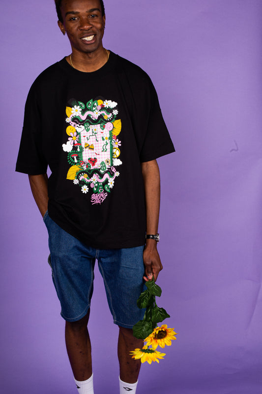 'Picnic Party' Organic Cotton tee