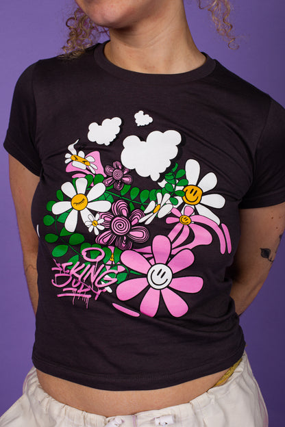'Freshly cut grass' Organic Cotton baby tee