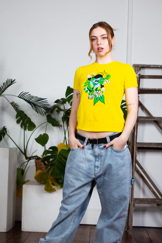 'Dancing Earth' baby tee