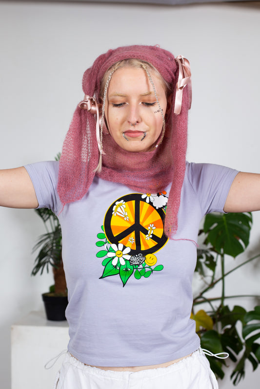 'Peace and Sunshine'  Organic Cotton baby tee
