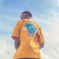 'Night Forest' Mustard Organic cotton T-shirt