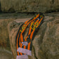 Orange Striped Scarf